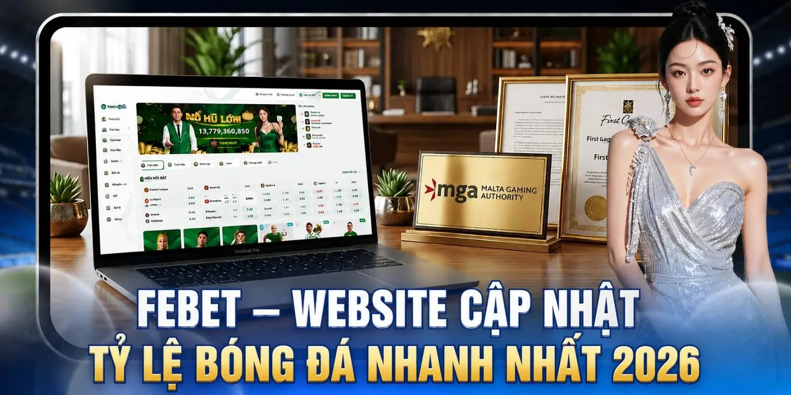 FEBET cập nhật tỷ lệ bóng đá theo thời gian thực, giúp người xem theo dõi biến động kèo nhanh chóng từ các giải đấu hàng đầu.